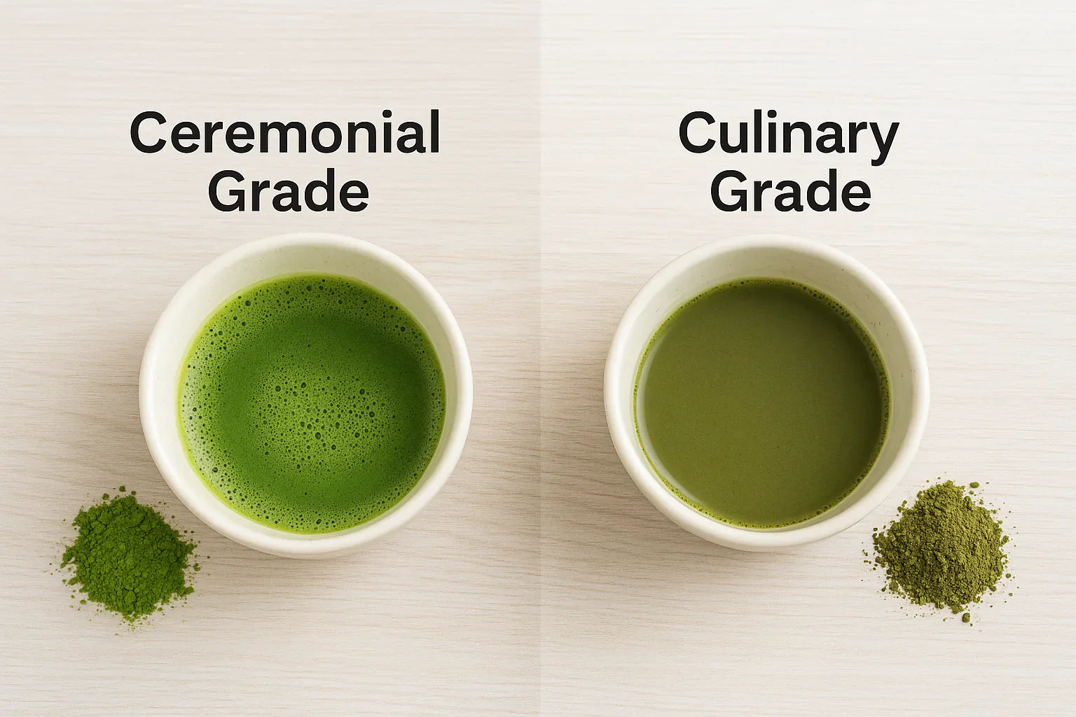 Ceremonial Grade vs. Culinary Grade Matcha: What's Actually Different